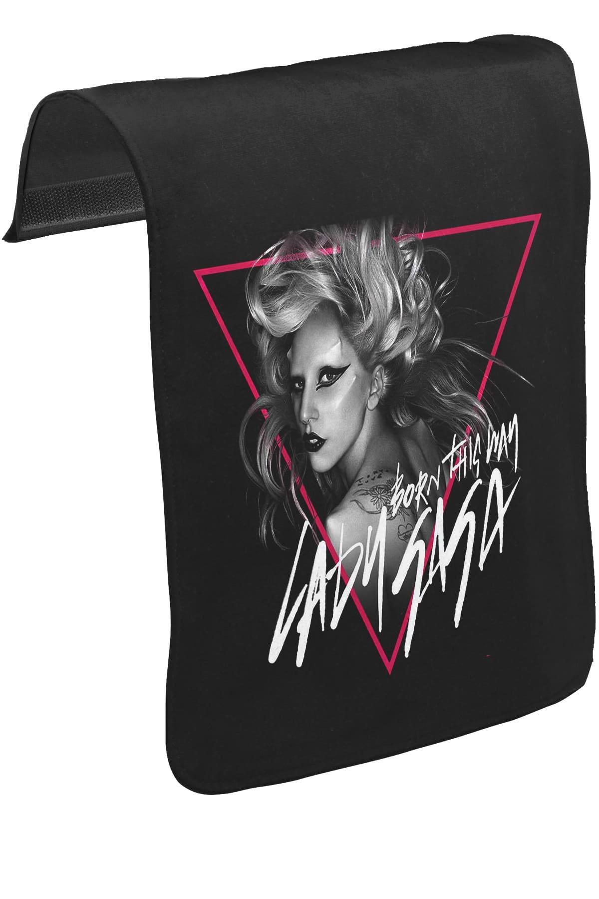 Lady Gaga Born This Way Unisex Siyah Tak Kar Postac Anta Kapa