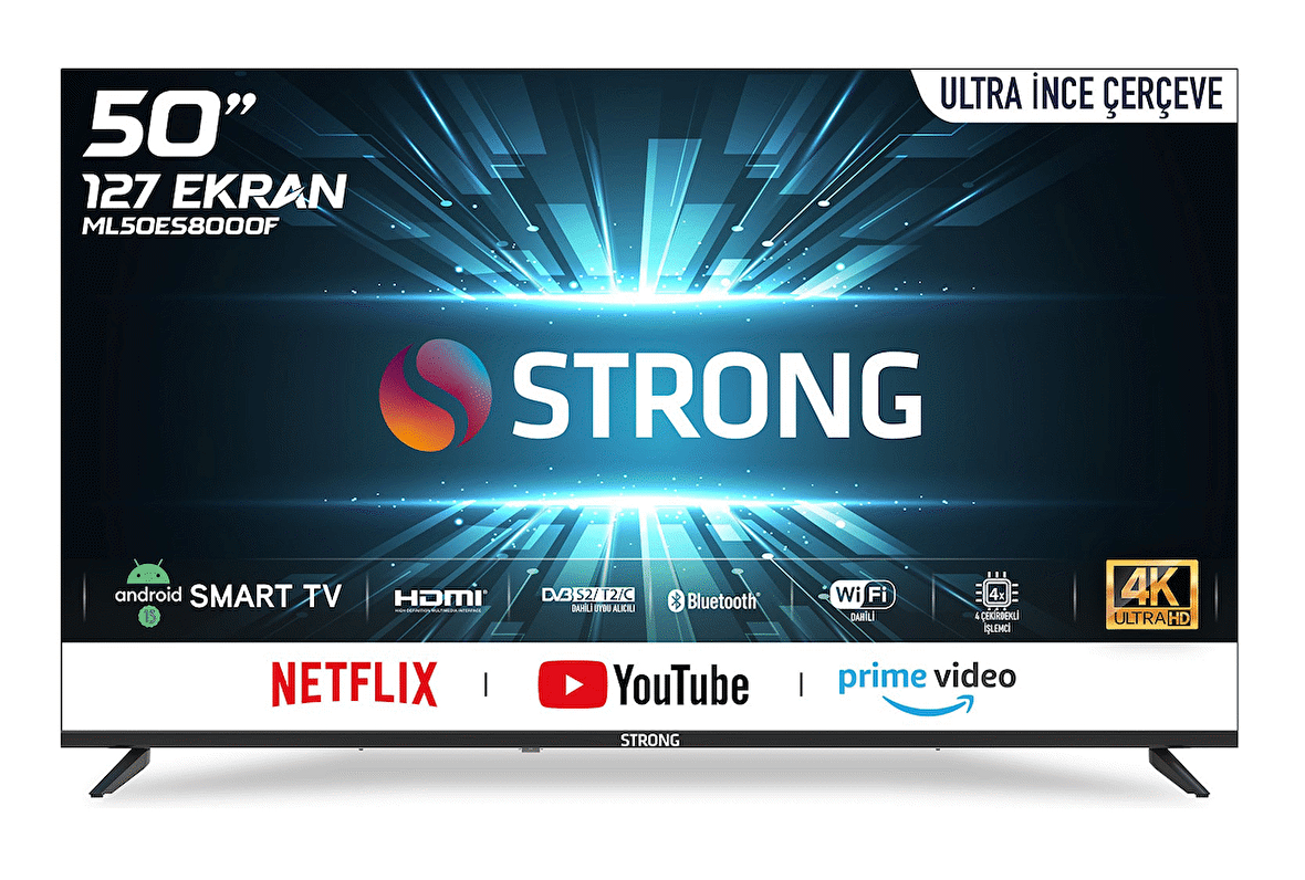 Strong Ml Es F Ekran Uydu Al C L K Ultra Hd Android Smart