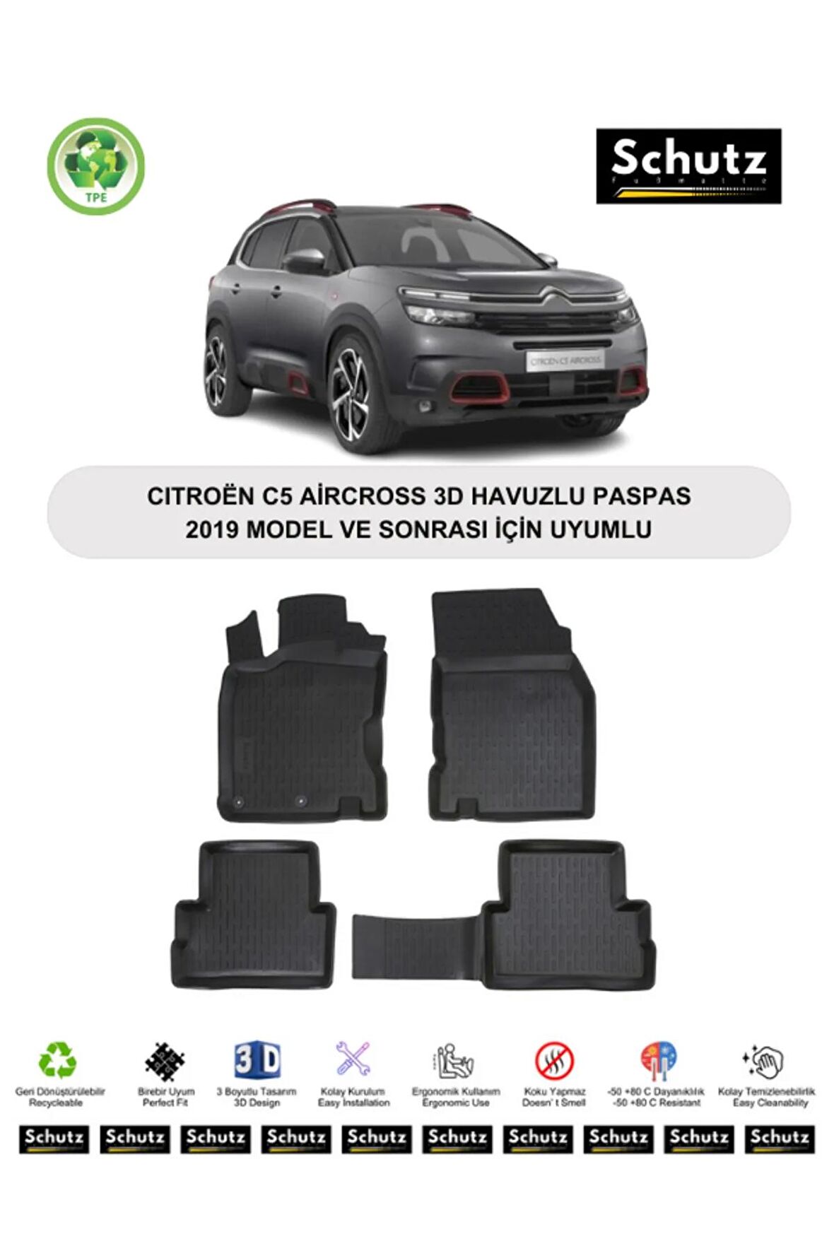 Citro N C Aircross Model Ve Sonrasi N Uyumlu D Havuzlu Oto