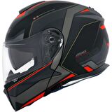 Axxıs Gecko Sv Capital B1 Çene Açılır Motosiklet Kask Mat Siyah XL