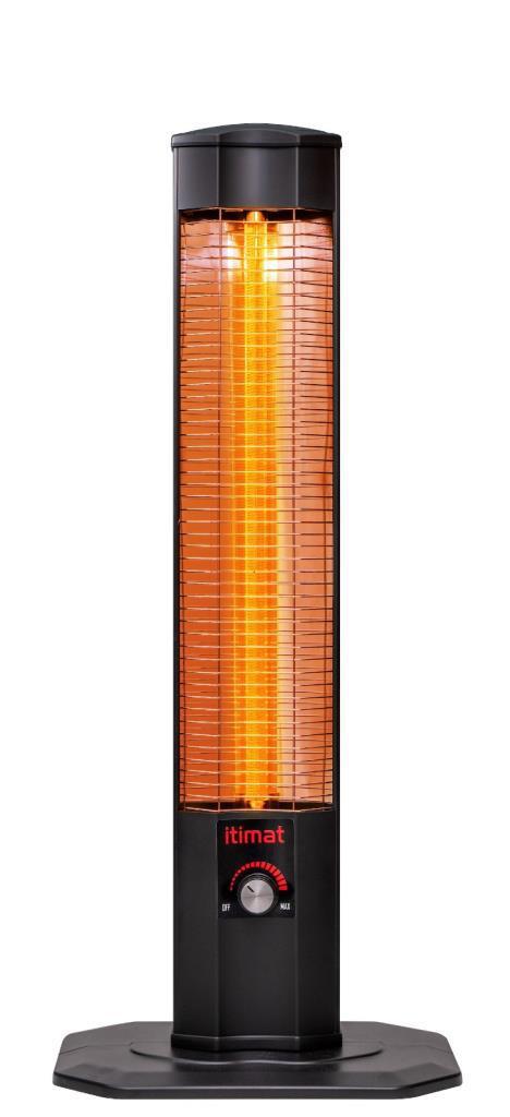 İtimat 10552 2000 W Termostatlı Elektrikli Kule Tipi Infrared Isıtıcı
