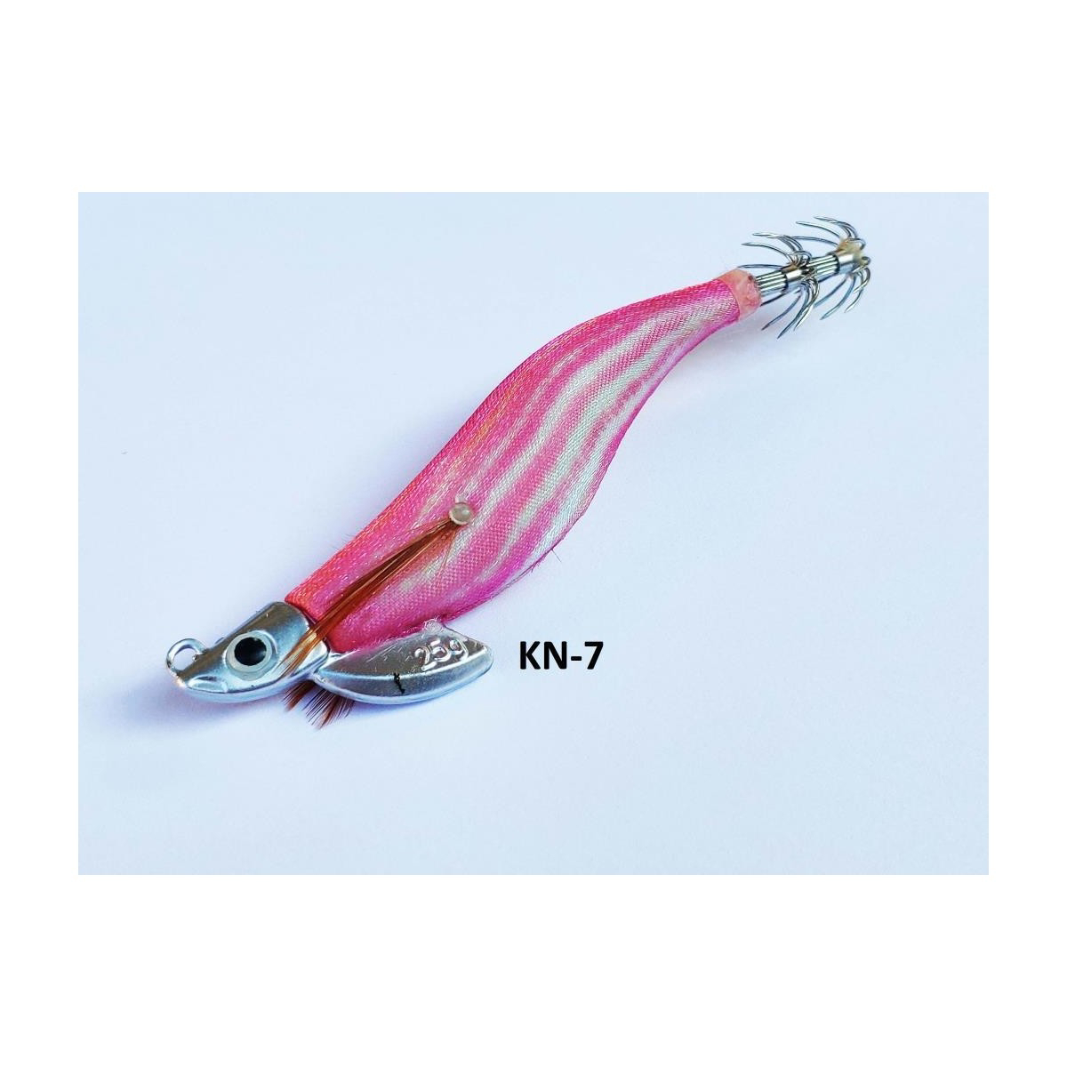 Kardez Glow 25 gr Squid Jig Fosforlu, Kurşunlu Kalamar Zokası Kn-7