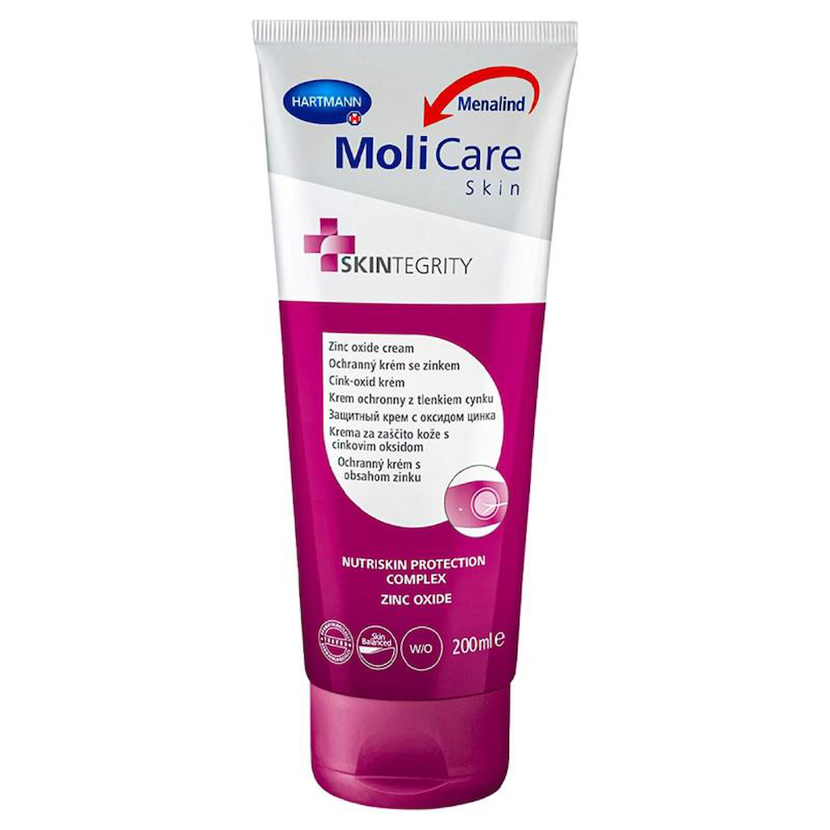 Molicare Hartmann Menalind Molicare Profesyonel Cilt Koruyucu Krem 200 ml - Çinko Içerikli