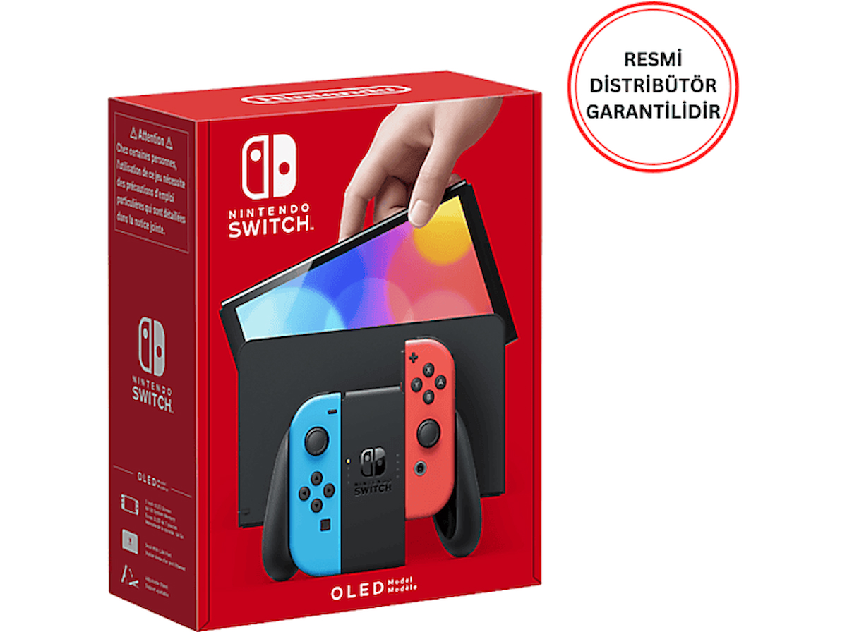 NINTENDO Switch Oled Konsol Kırmızı Mavi 