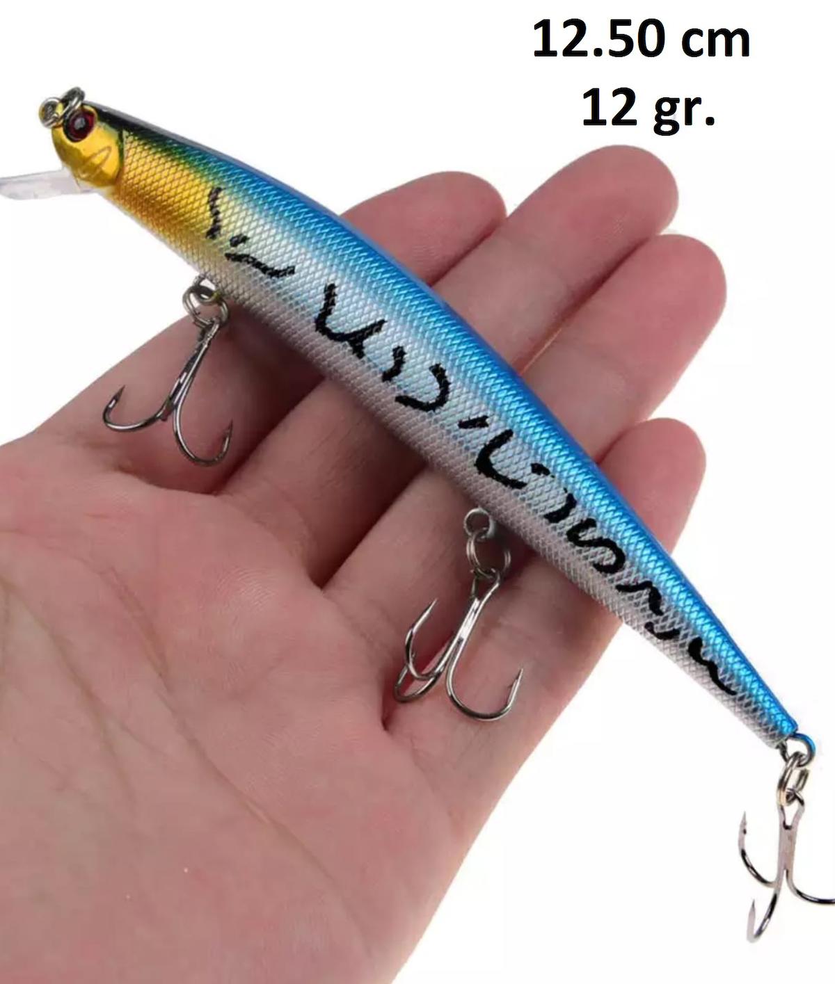 12Gr.Rapala SahteYem Lures Turna Levrek,Lüfer,Çinekop,Rapala A14