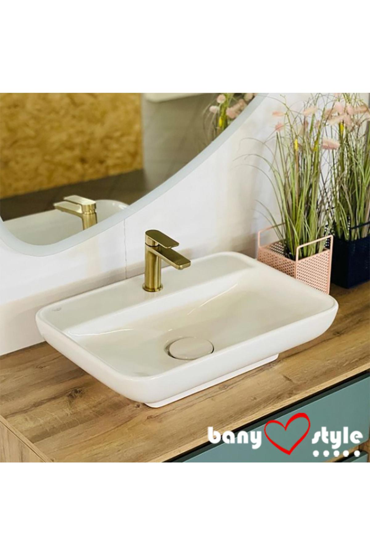 Cerastyle Lal 60 Tezgah Üstü Çanak Lavabo 60x42 Cm (lavabo Tıpası Dahil)