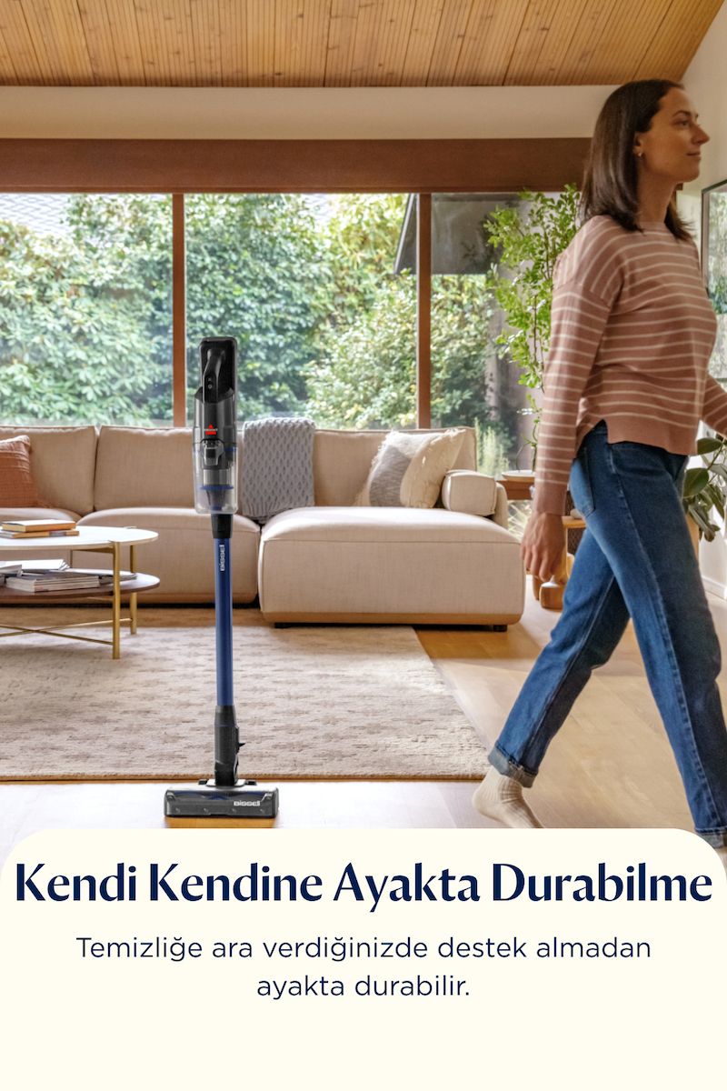 Bissell FurGuard Pro 2’si 1 Arada Kablosuz Dikey Süpürge