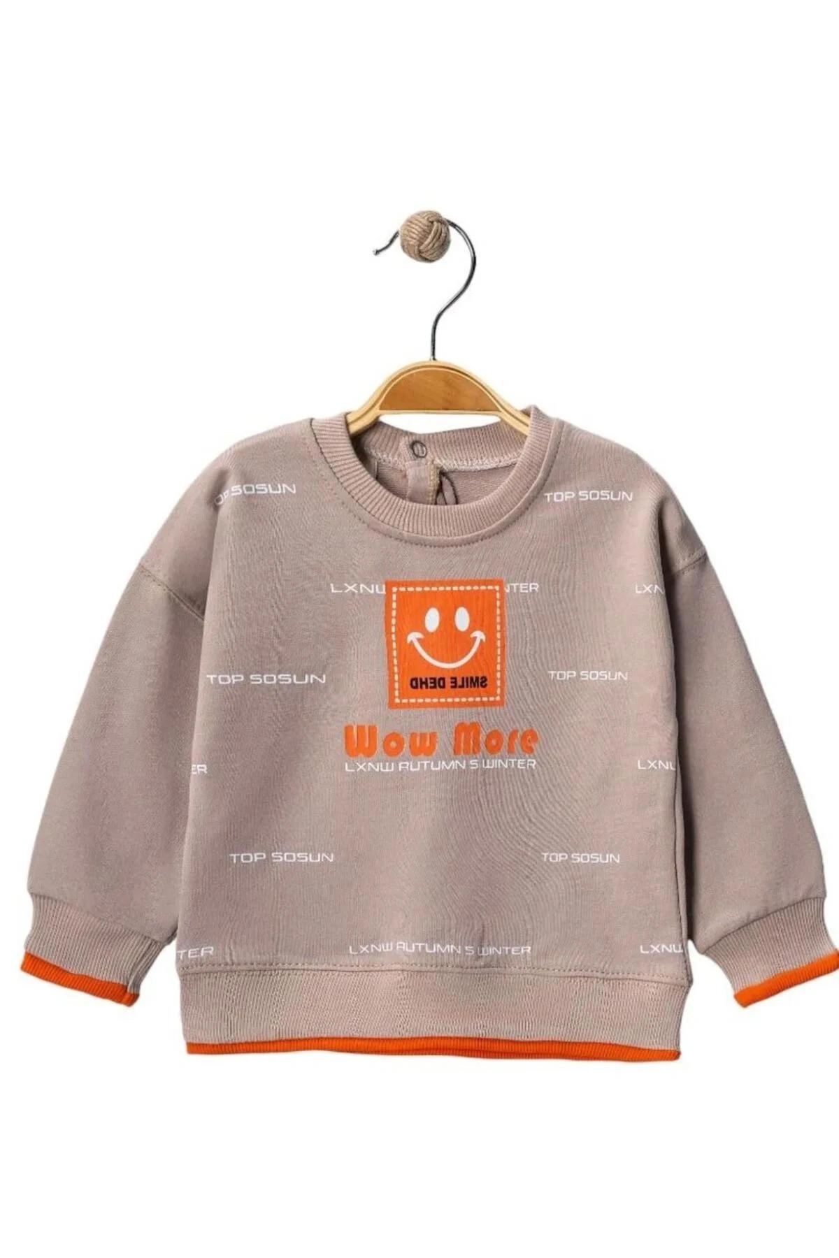 Wow More Baskılı Erkek Çocuk Sweatshirt