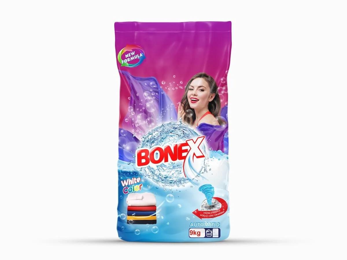 BONEX BEYAZLAR VE RENKLİLER İÇİN ÇAMAŞIR DETERJANI 9 KG