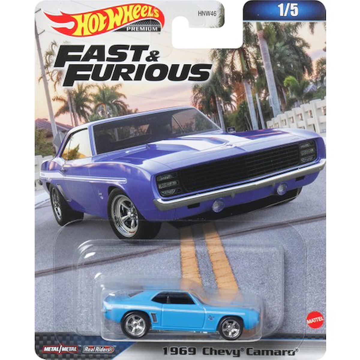 Hot Wheels Fast & Furious Premium 1969 Chevy Camaro HKD24