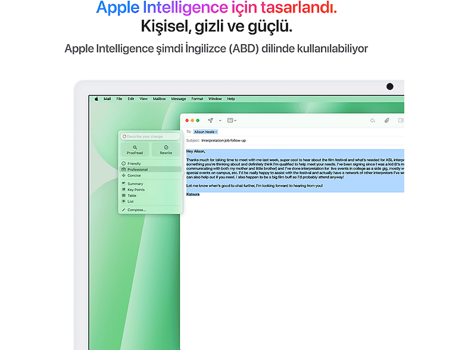 APPLE 24-inch iMac with Retina 4.5K display: Apple M4 chip with 10‑core CPU and 10‑core GPU, 16GB, 256GB SSD – Yeşil / MWUY3TU/A