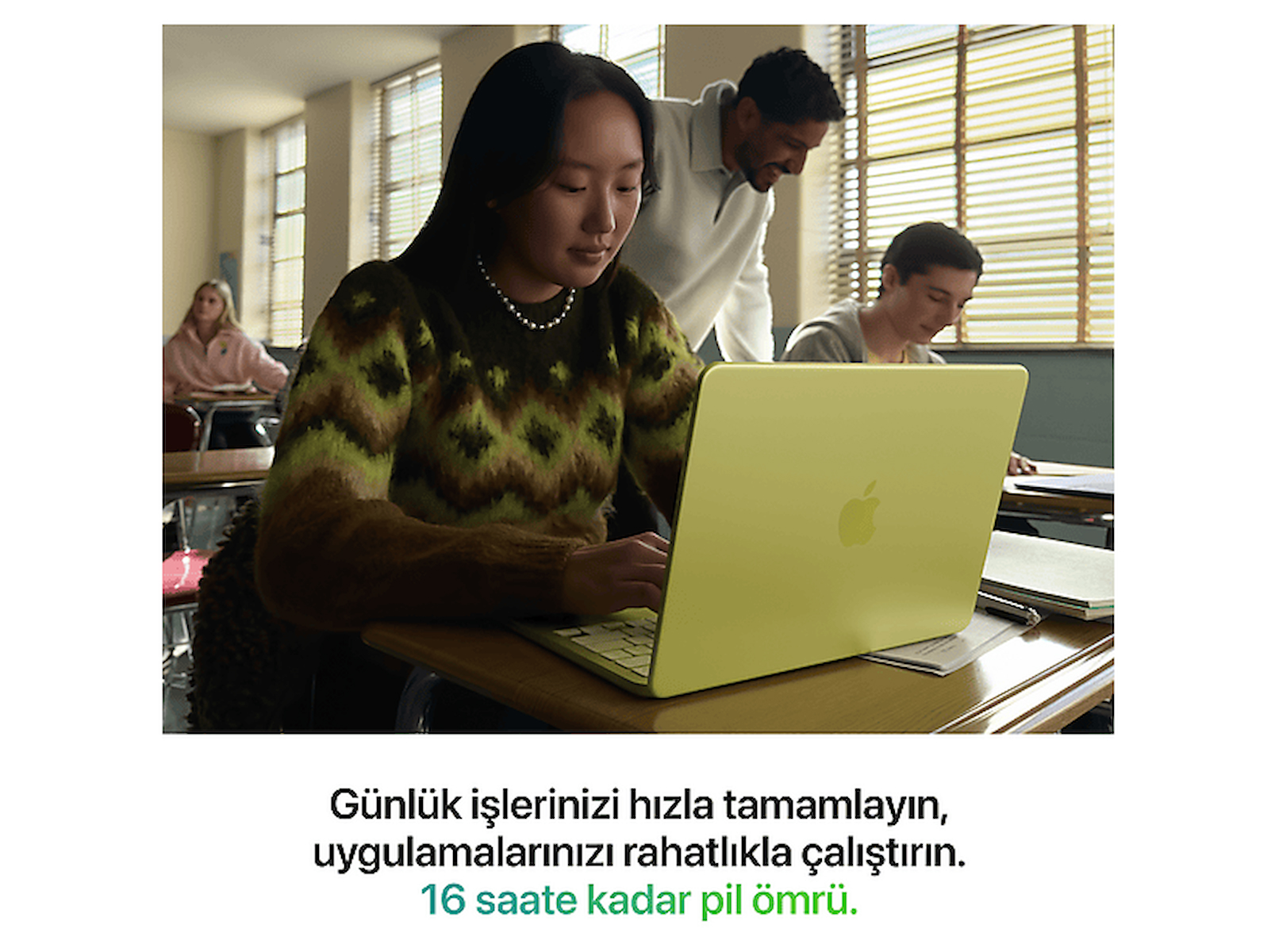 APPLE MHFH4TU/A/MacBook Neo/Apple A18 Pro İşlemci(6 Çekirdek CPU-5 Çekirdek GPU)/8GB RAM/256GB SSD/13″/Blush