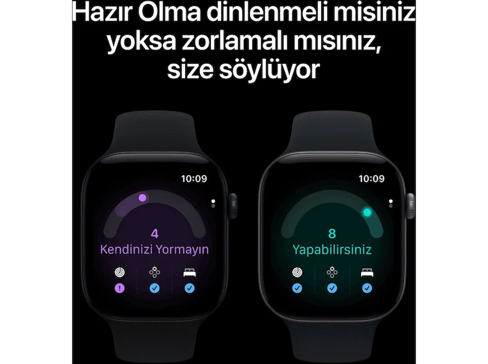 APPLE Watch Series 12 GPS 42mm – Açık Altın Alüminyum Kasa – Kum Spor Kordon – S/M
