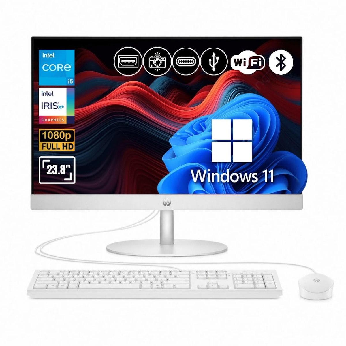 HP ProOne 240 G10 Intel Core i5-1334U 32GB 512GB SSD 23.8″ FHD IPS Win11 Pro B6JC3ES ATL21 All in One