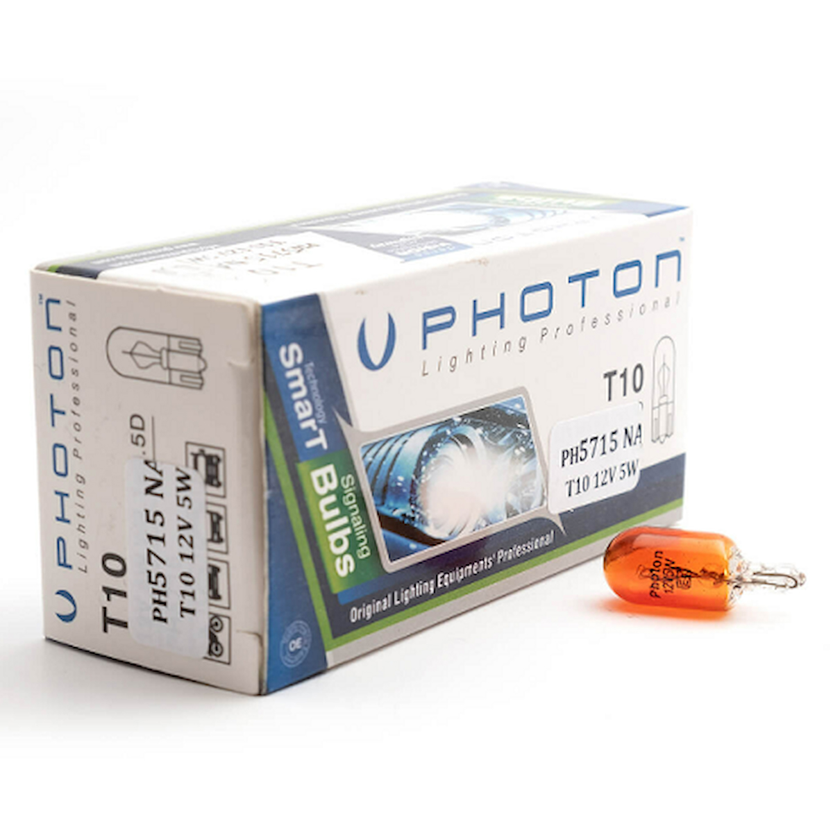 Photon Park Ampulü Dipsiz T10 12V 5W Standart Sarı