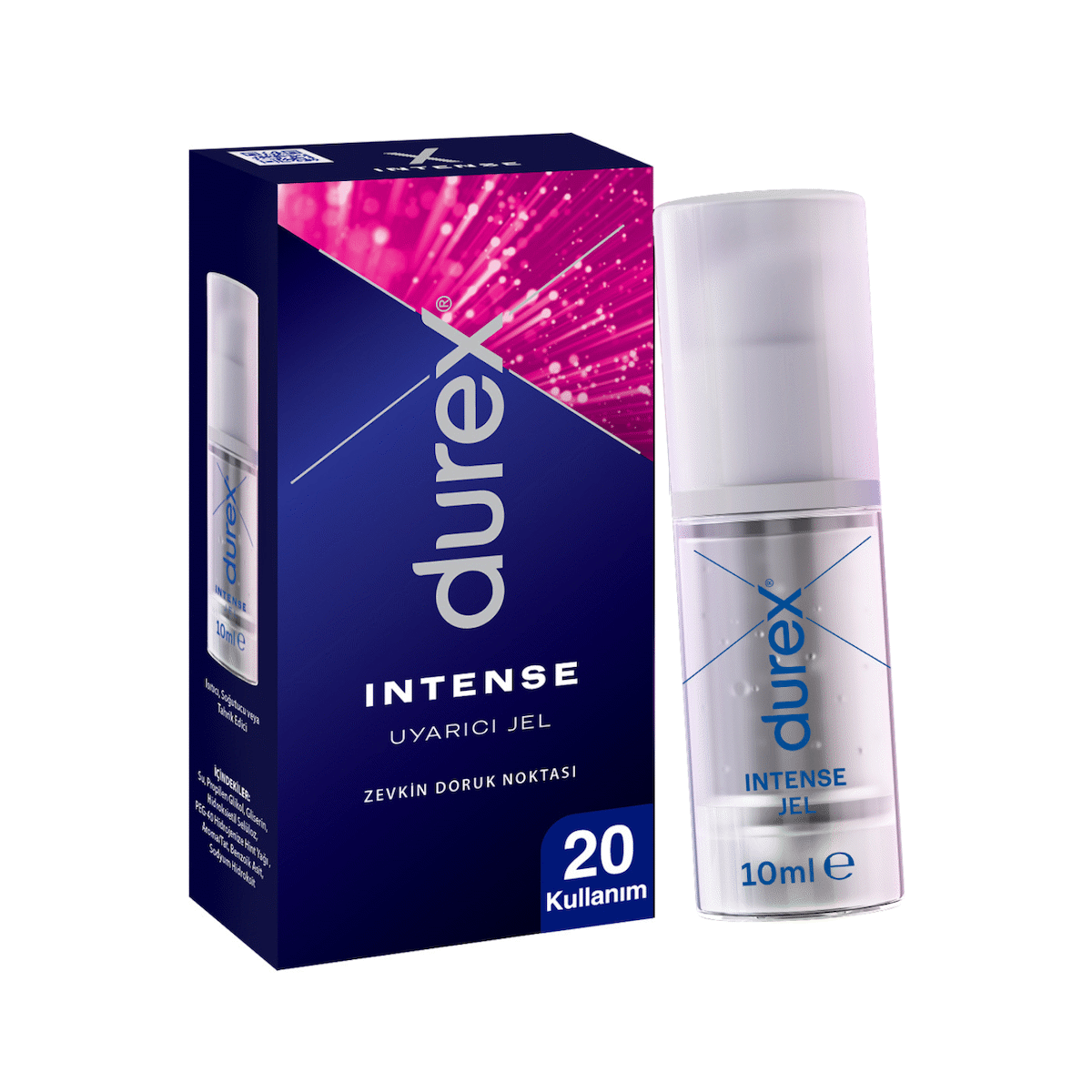  Durex Intense Uyarıcı Jel 10ml 20 Kullanım