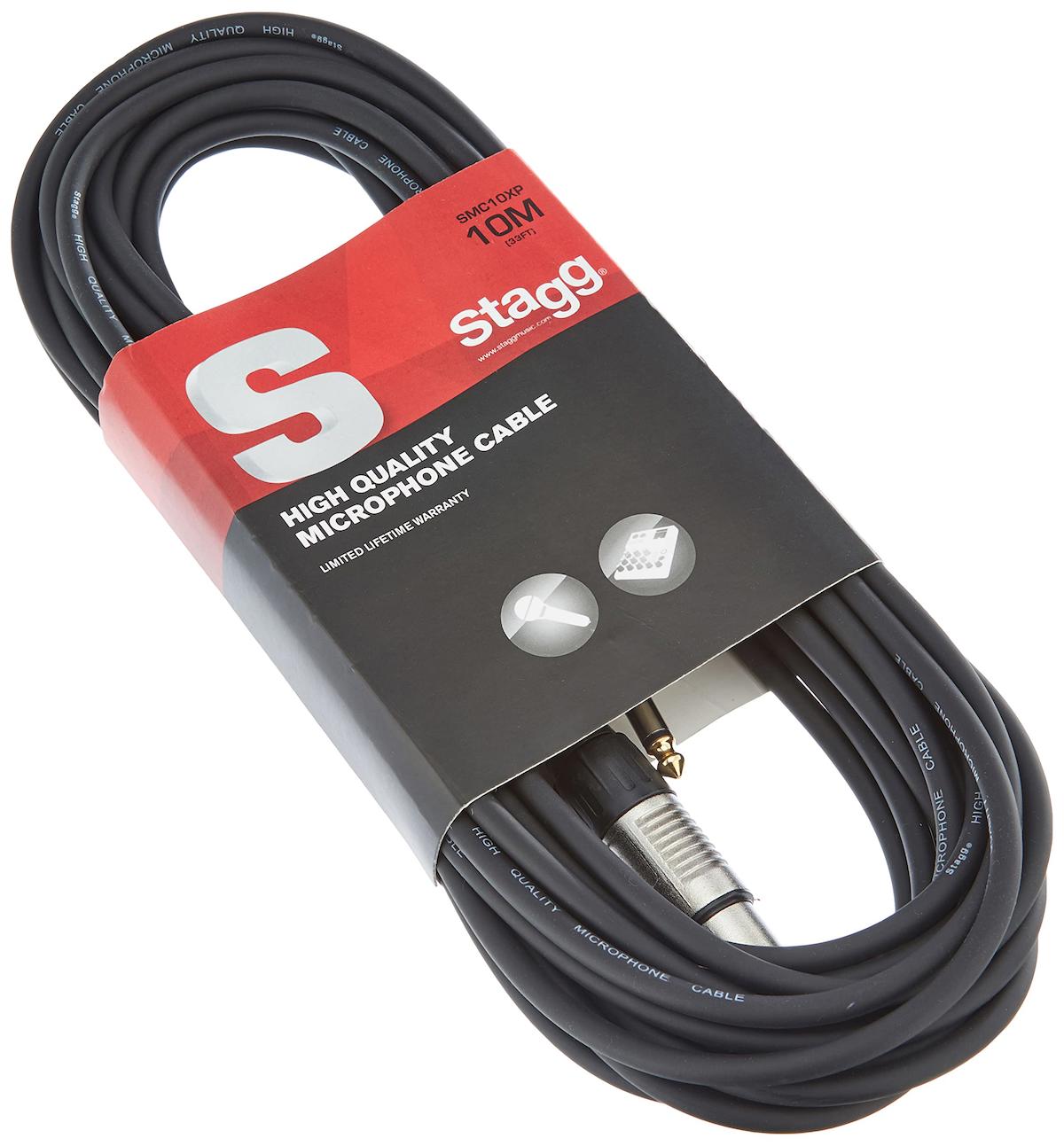 STAGG MİKROFON KABLOSU 10M SMC10