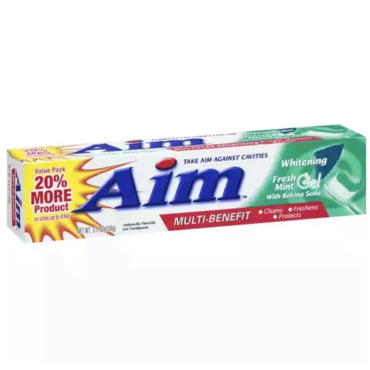 Aim Multi-Benefit Whitening Fresh Mint Gel 156gr.