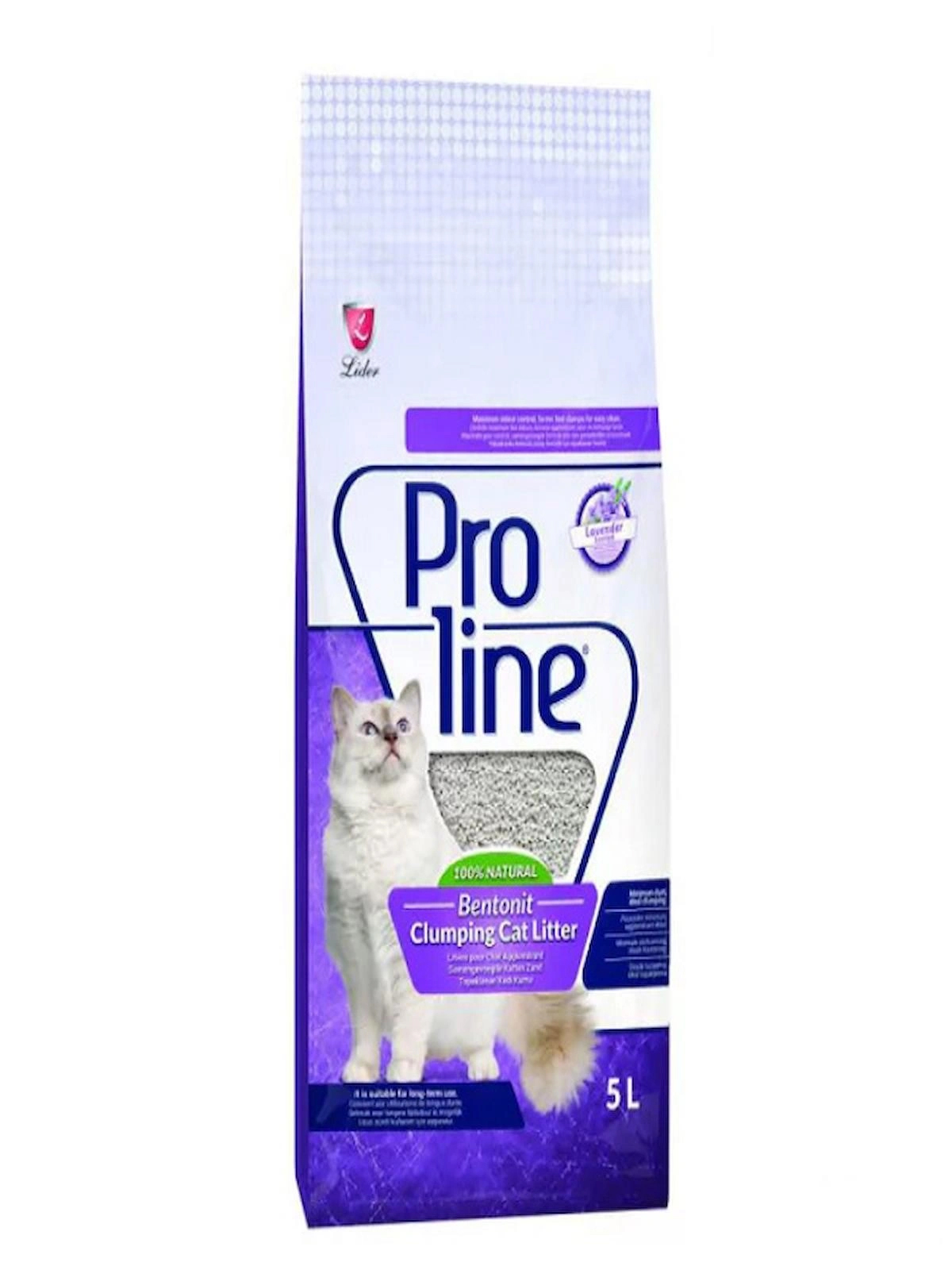 PROLINE 5LT İNCE LAVANTA BENTONIT KEDI KUMU