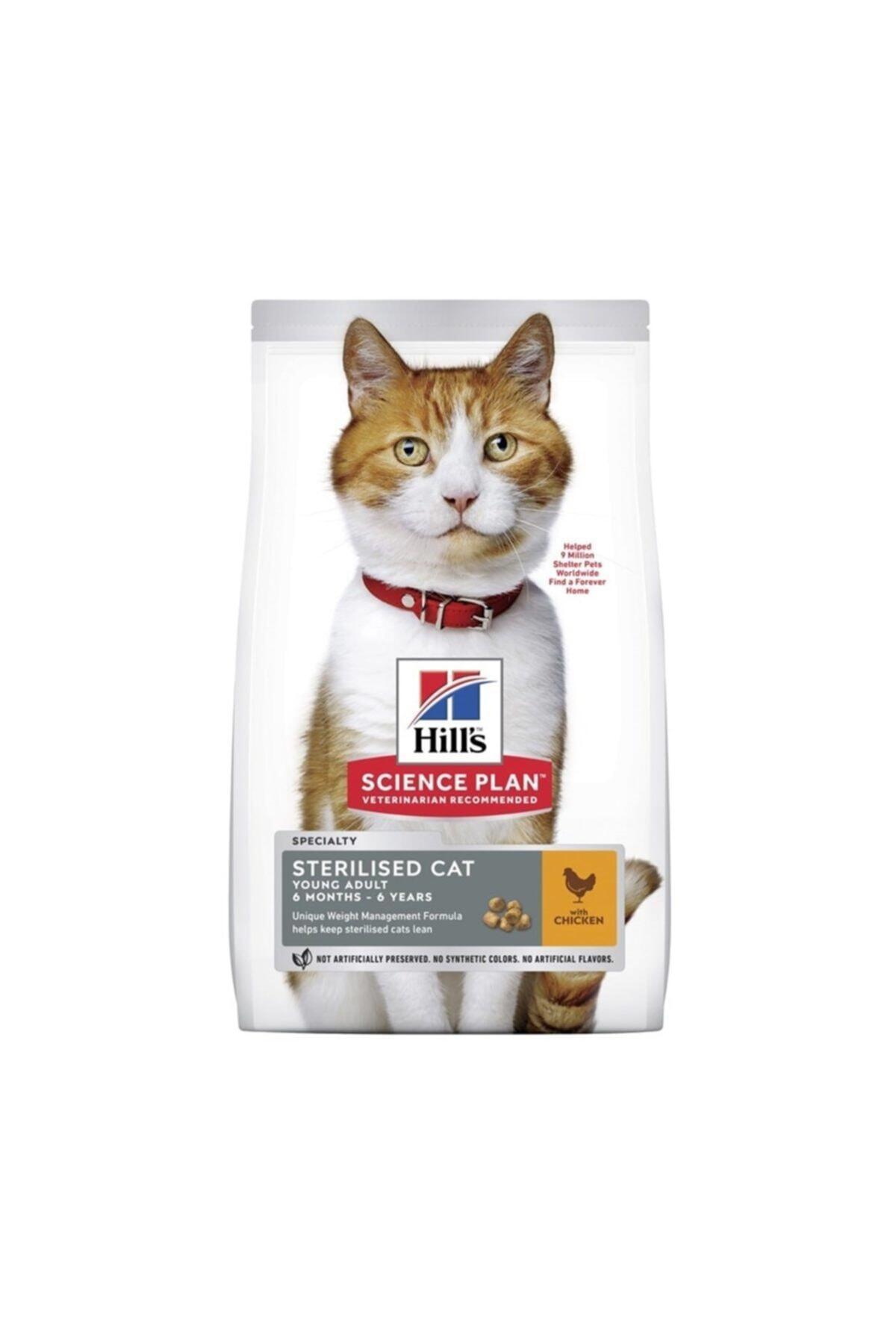 Hill's Young Adult Steril Tavuklu Kısır Kedi Maması 3 kg.