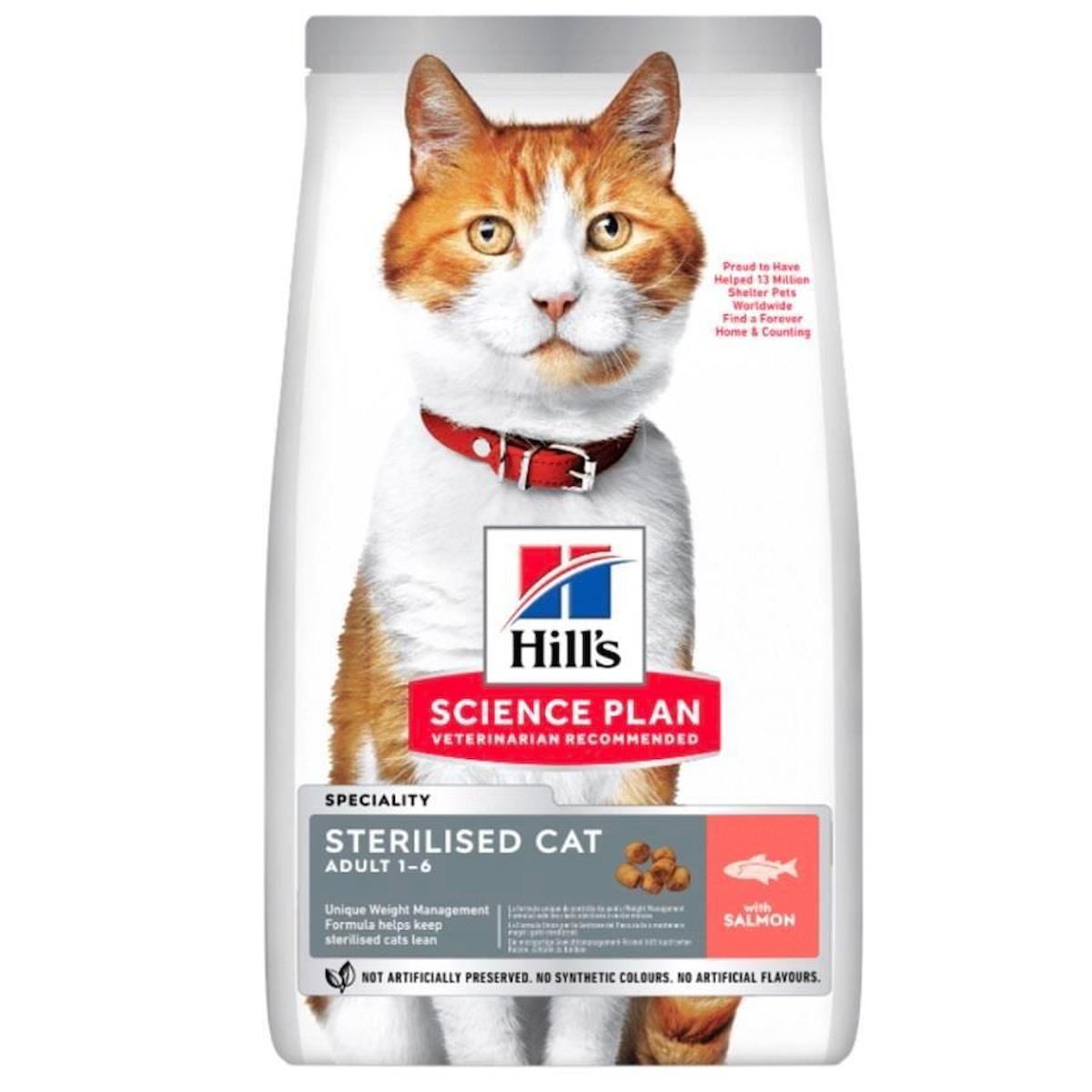 Hills Kısırlaştırılmış Somonlu Kedi Maması 3 kg