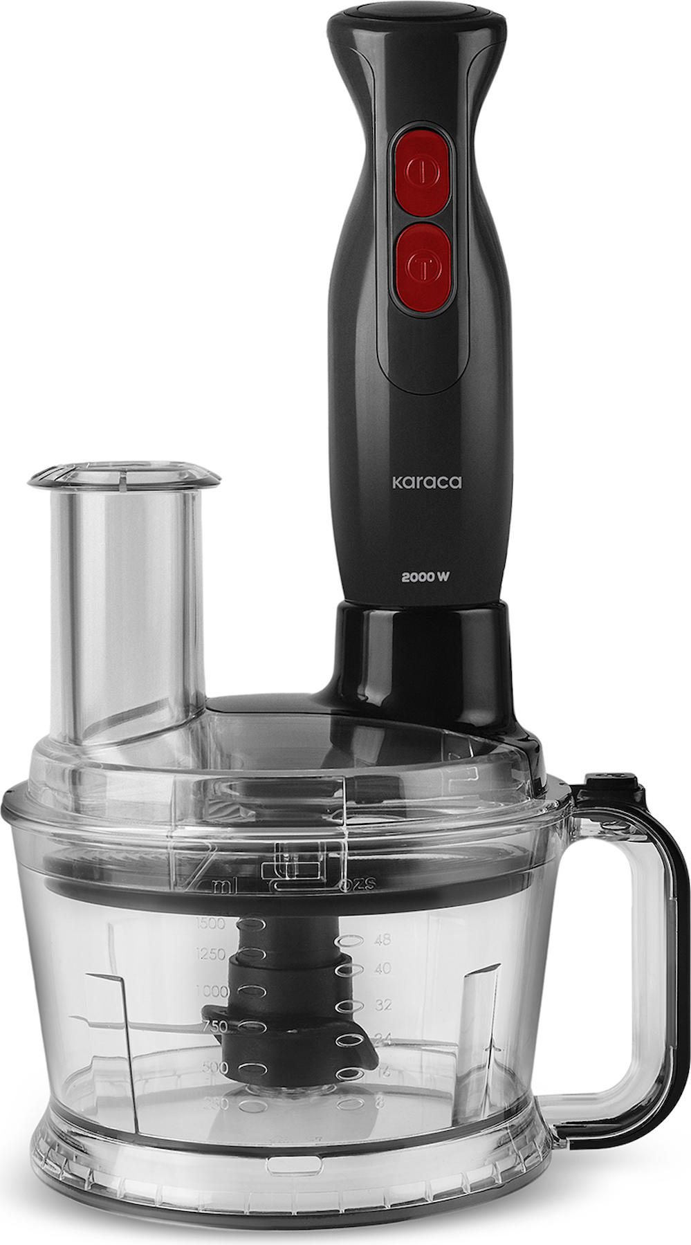 Karaca Pro Multimax 6 in 1 Çok Amaçlı Mutfak Robotu Black
