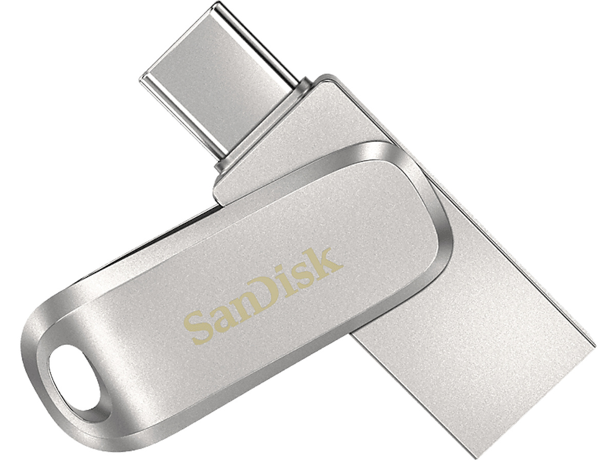 SANDISK Ultra Dual Drive Luxe USB Type-C 256GB USB 3.1 Gen 1 Taşınabilir USB Bellek Gri