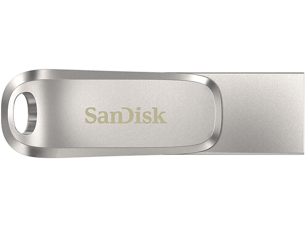 SANDISK Ultra Dual Drive Luxe USB Type-C 256GB USB 3.1 Gen 1 Taşınabilir USB Bellek Gri