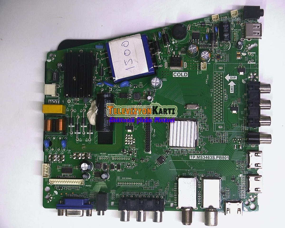 TP.MS3463S.PB801, A16056133, LSC400HN02, Awox AWX40102, Main Board