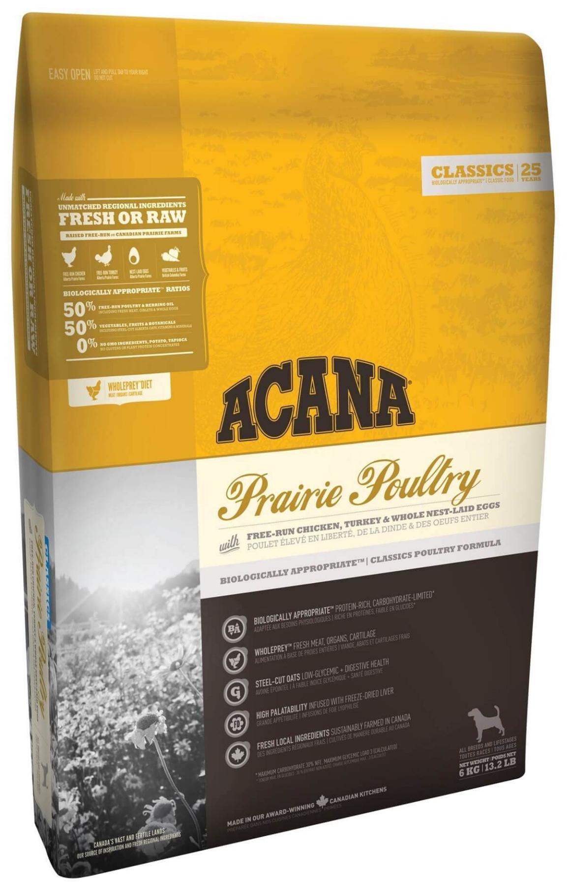 Acana Classics Prairie Poultry Tavuklu 9.7 kg Yetişkin Köpek Maması