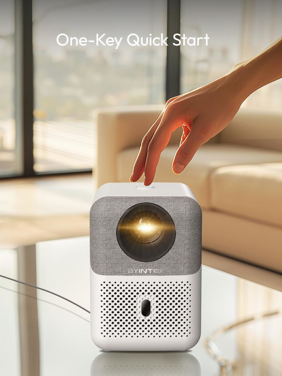 Byintek U4 300 ANSI Android Ev Sinema Sistemi Full HD Projeksiyon Cihazı Wi-Fi
