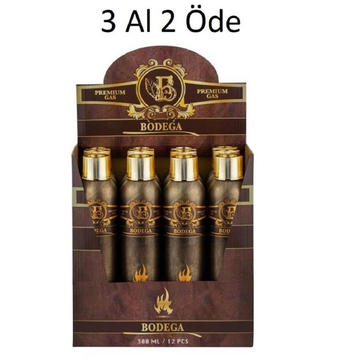 Bodega Premium Butane Gas 300ml 3 Al 2 Öde