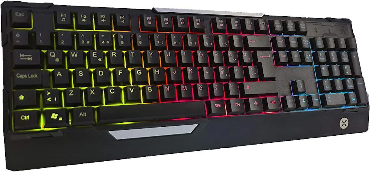 DEXİM DKA002 KABLOLU OYUNCU KLAVYE KBL321 RGB IŞIKLI GAMING