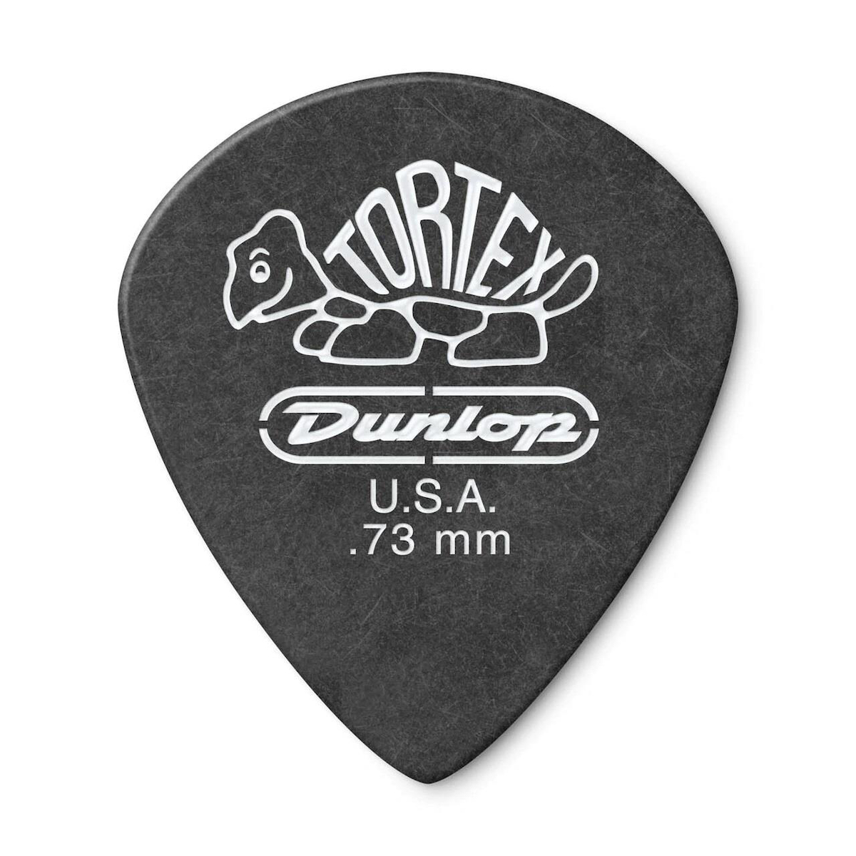 Jim Dunlop 482P.73 Tortex Pitch Black Jazz III 12li Pena Seti (0.73mm)