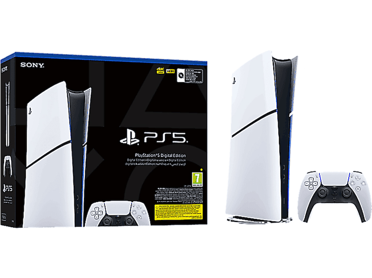 Sony Playstation 5 Slim 1 TB Digital Edition Oyun Konsolu (Bilkom Garantili)