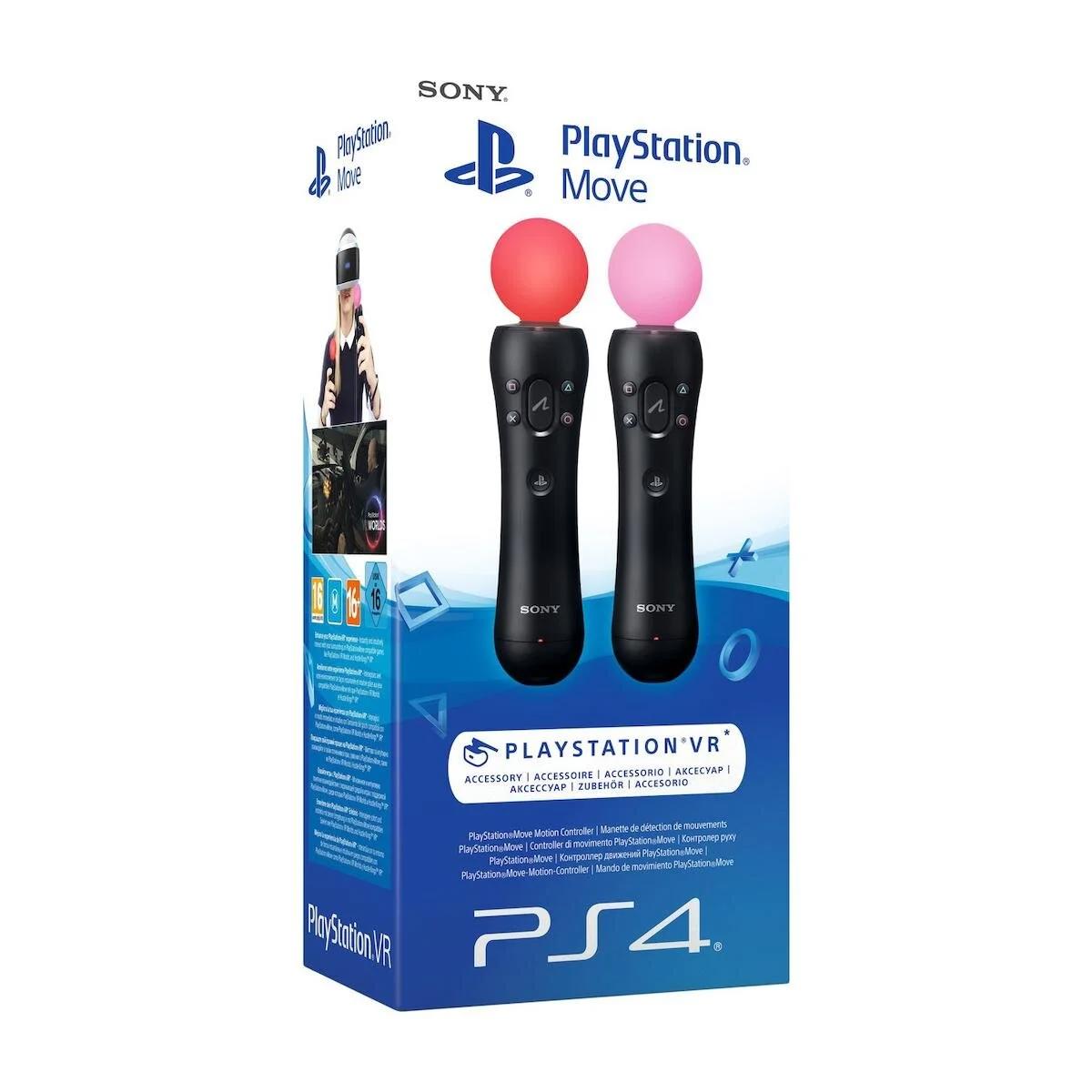 Sony Playstation Vr Move Controller Twin Pack