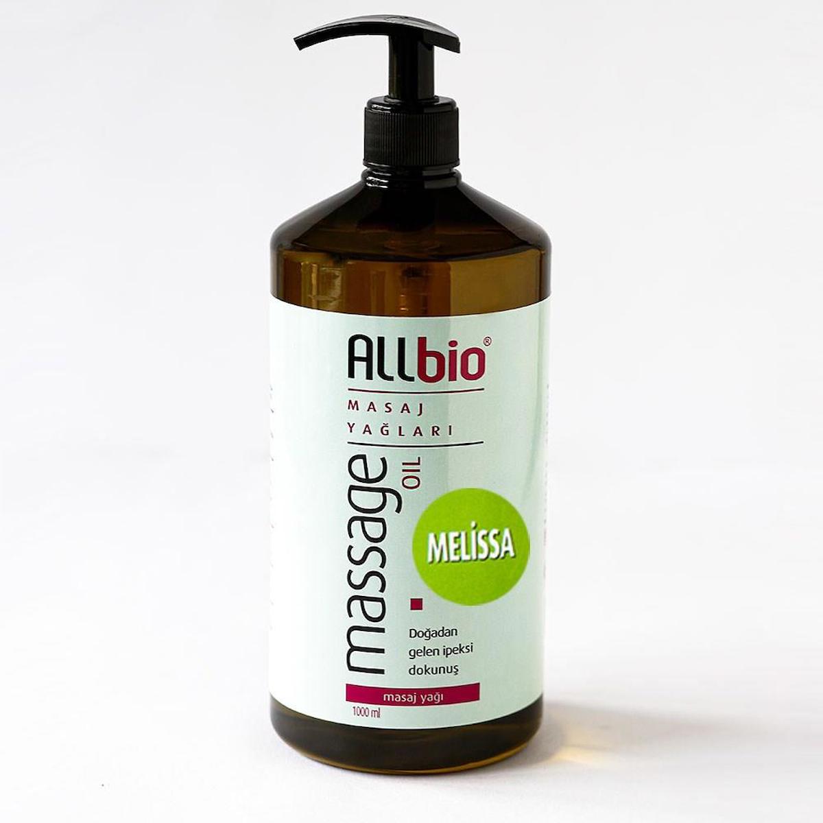 Allbio Aromatik Masaj Yağı 1 LT Melisa