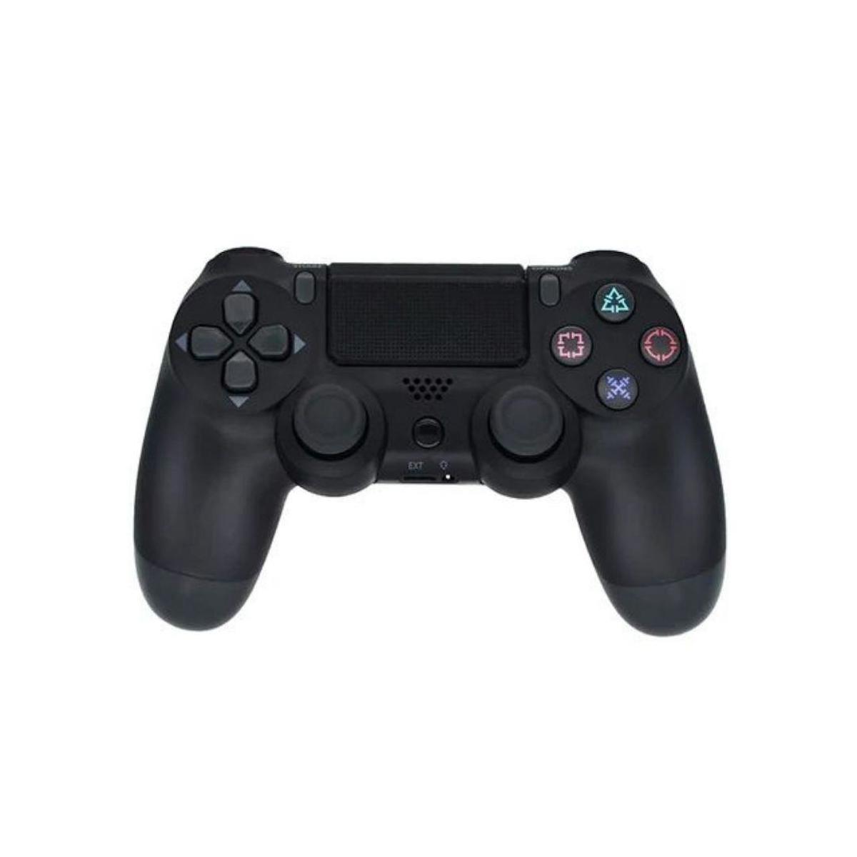 Cosmostech Ps4 ve PC Uyumlu Titreşimli Kablosuz Joystick Wireless Oyun Kolu Gamepad Controller Siyah