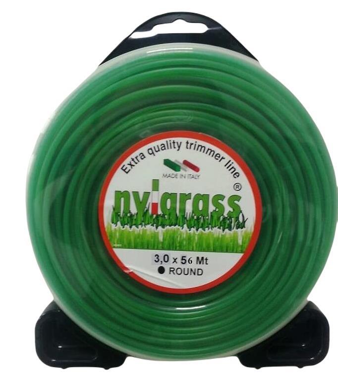 Nylgrass Yeşil Yuvarlak Tırpan Misinası 3.0 mm 56 mt