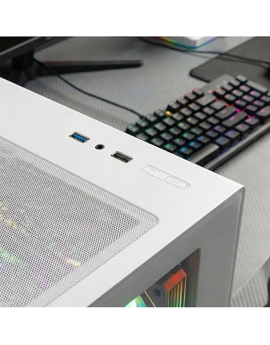 Zeiron Mini X32 AMD Ryzen 5 7500F-MSI A620M-B/ Geforce Rtx 5060 X2 Ice/1TB M.2/16GB DDR5 Beyaz-Oem Oyuncu Paket