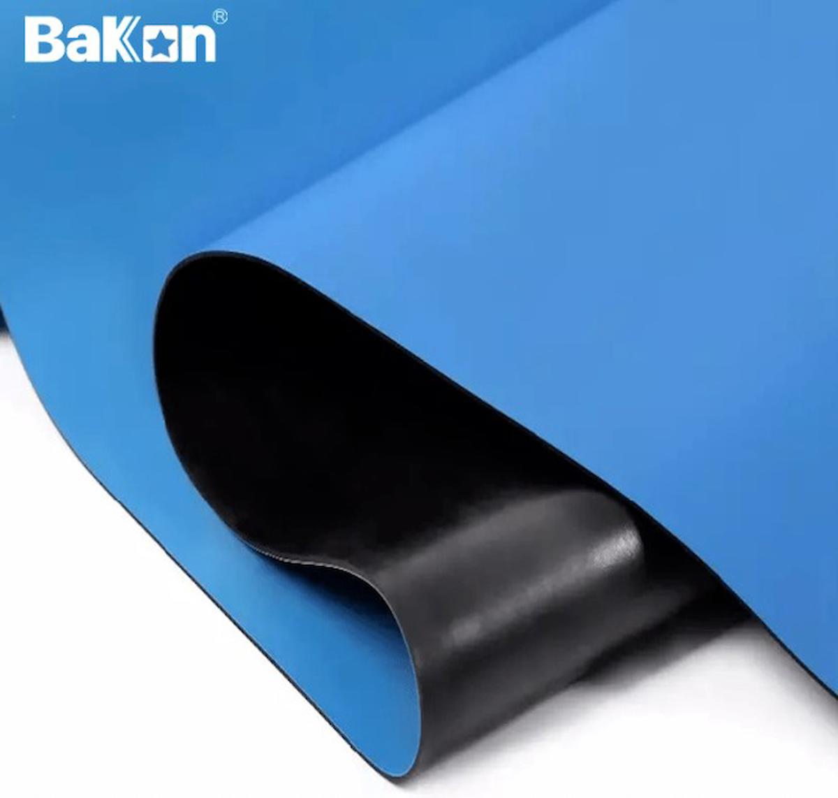 Bakon BK123 ESD Mavi Antistatik Örtü  En 1 Mt Boy 10 Mt 