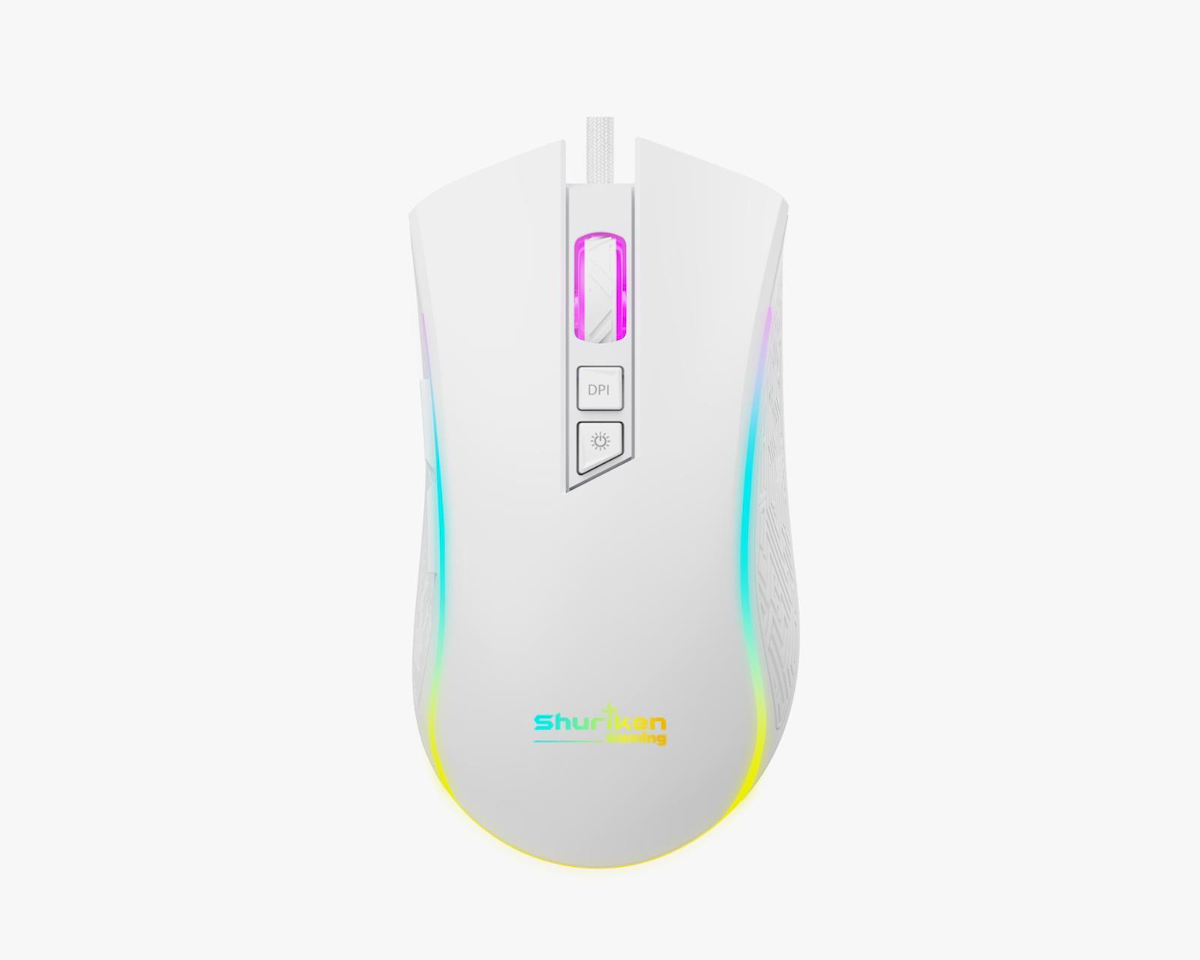 Shuriken ES7 FUMA RGB Gaming Makrolu Oyuncu Mouse – 4800DPI