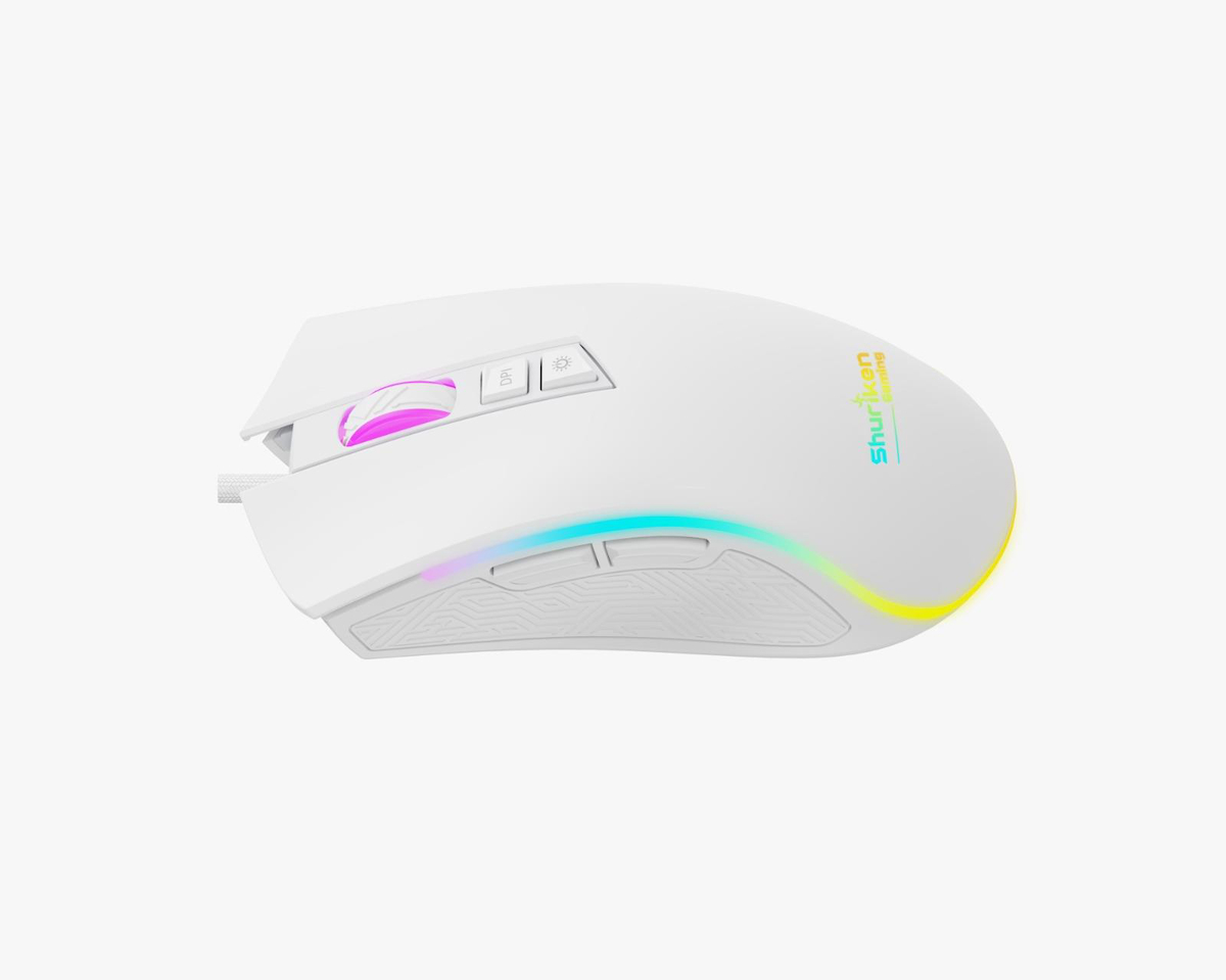 Shuriken ES7 FUMA RGB Gaming Makrolu Oyuncu Mouse – 4800DPI