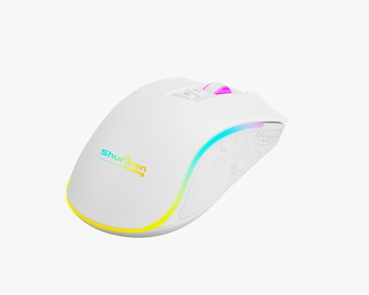Shuriken ES7 FUMA RGB Gaming Makrolu Oyuncu Mouse – 4800DPI