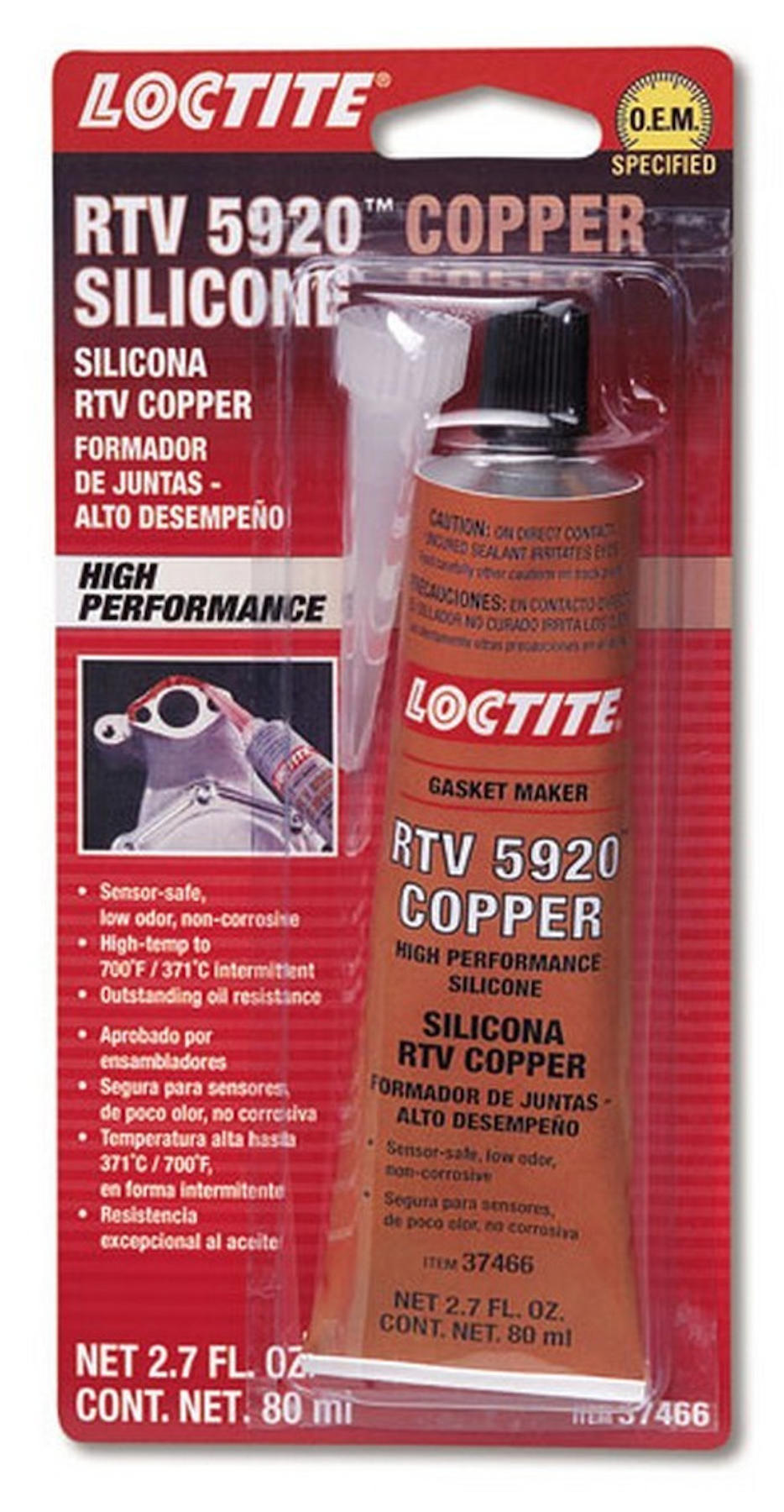 Loctite SI 5920 80 ml Bakır Silikon Conta L491984