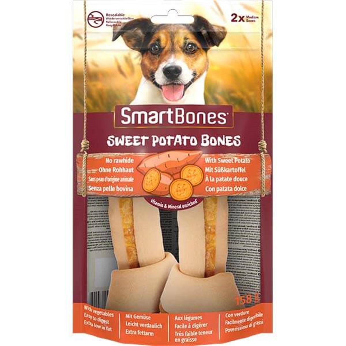 Smartbones Tatlı Patatesli Yetişkin Kemik 2x158 gr 