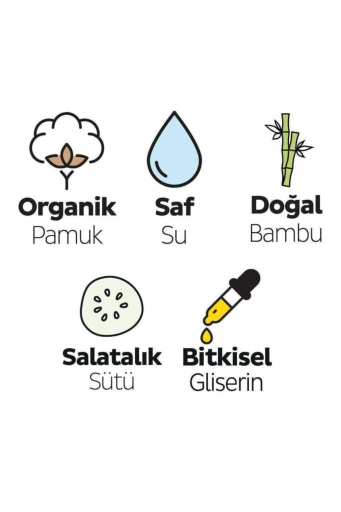 Sleepy Natural Yenidoğan - Alkolsüz 24 x 90 Yaprak 24 Paket Islak Mendil