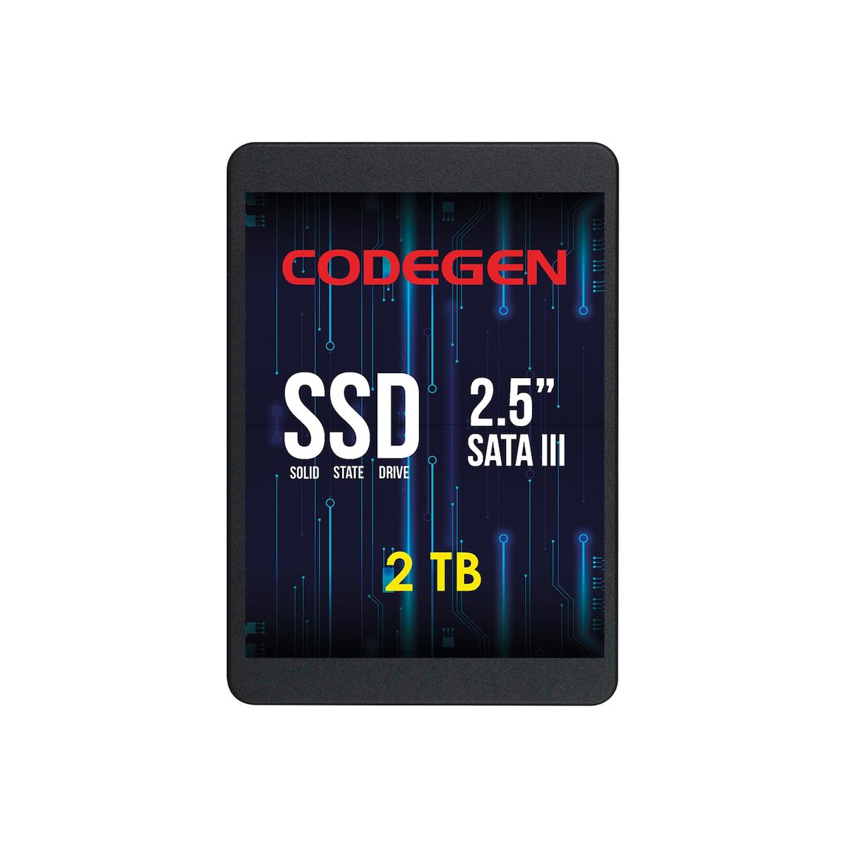 Codegen CDG-2TB-SSD25 2TB (560/500MB/s) 2.5" SATA SSD