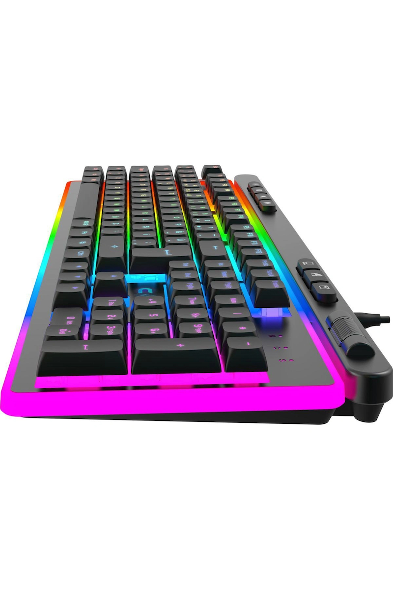 Nova K1 360° Özelleştirilebilir Rgb & Yazılımlı Full Membran 104+7 Tuşlu Gaming Klavye