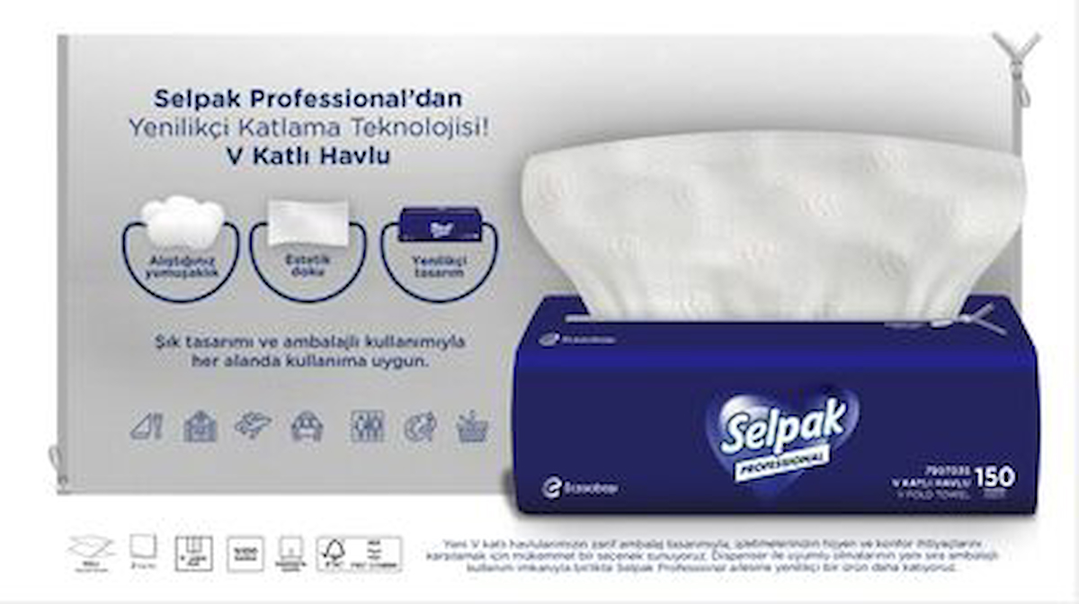 Selpak Professional V Katlı Havlu